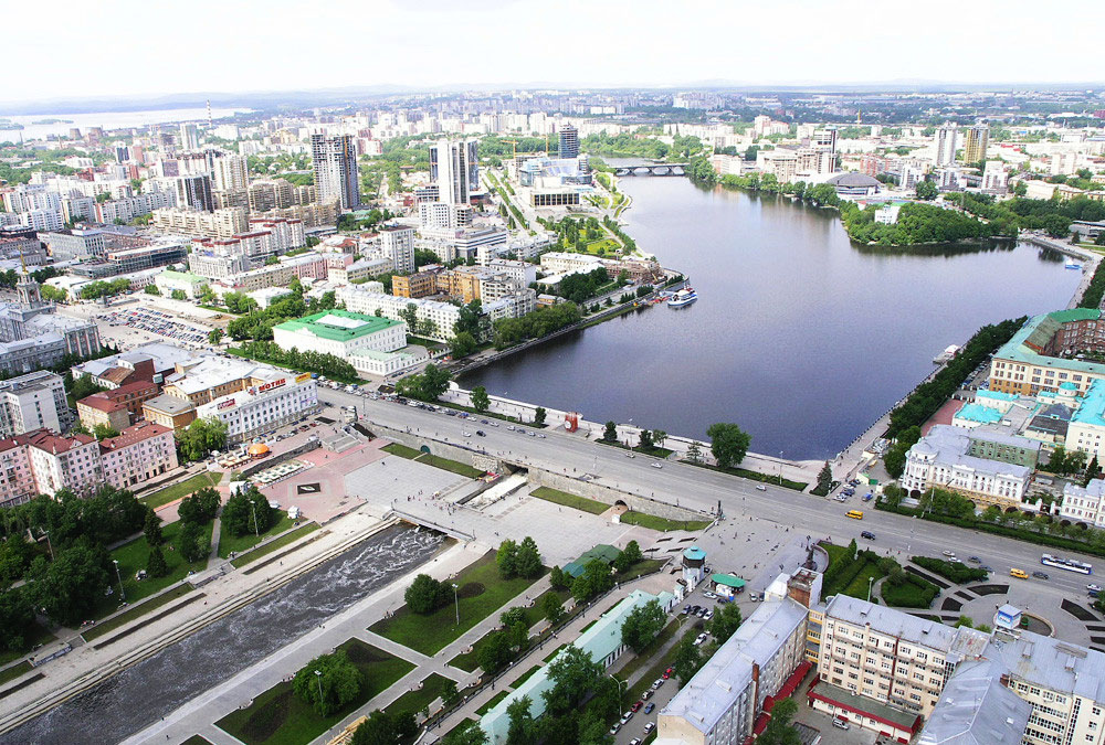 Панорама города